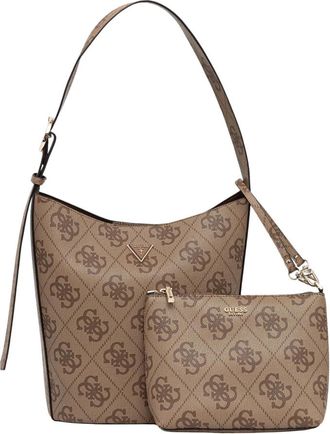Guess Tassen, Dames, Bruin, ONE Size, Leer, Meridian Shopper