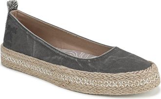 Blowfish Benita Espadrille Flat in Charcoal Canvas at Nordstrom Rack, Size 7.5