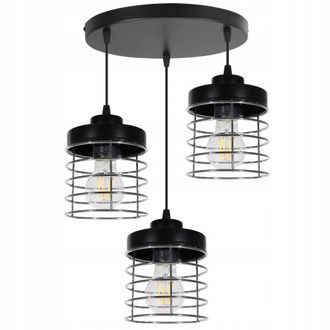 OEM L&aacute;mpara De Techo Colgante Led Con Cable Cromado