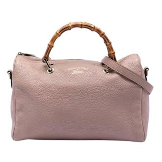 Gucci Pre-owned Handbags, female, Pink, Size: ONE SIZE Pre-owned Satchel