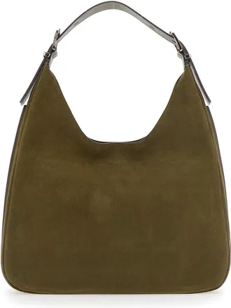 Michael Michael Kors Womens Shoulder Bag Nolita Green Leather Cow
