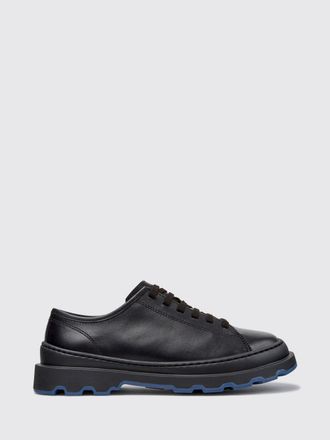 Camper Brutus+ Smooth Calfskin Derby Shoes with Serrated Sole