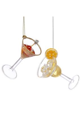 Mark Roberts Margarita Cocktail Ornament, Set of 6 in Yellow at Nordstrom