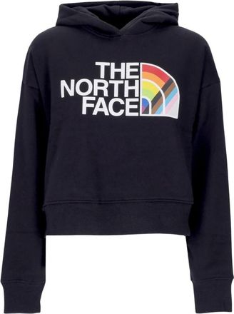 The North Face Rainbow Pride Zwarte Hoodie Sweatshirt - Dames - Sportshirts - Zwart - XS - Katoen - Fitness