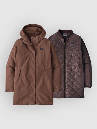 Patagonia Heyes Peak 3-In-1 Parka braun