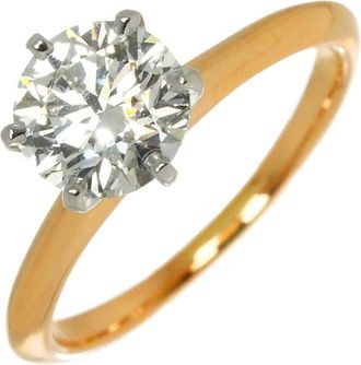 Tiffany & Co. Pink Gold (18K) Platinum 950 Band Ring (Pre-Owned)