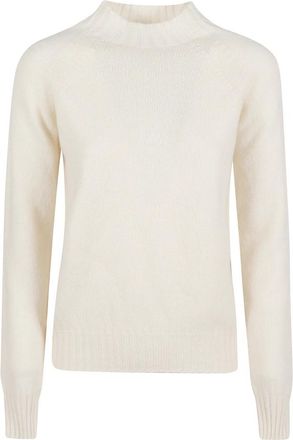 Drumohr Trui met ronde hals - Dames - Coltruien - Beige - L - Truien & Vesten
