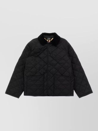 Burberry milo quilted nylon jacket front pockets