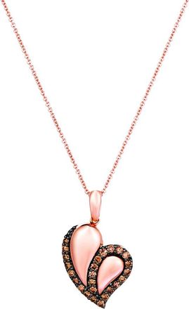 Le Vian Love 14K Two-Tone 0.48 Ct. Tw. Diamond Pendant Necklace