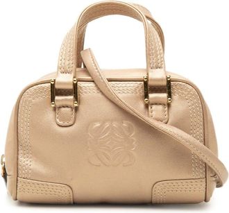 Loewe Pre-owned Loewe Micro Metallic Leather Amazona Satchel Ladies GFLTKLIL4OJVS6EO