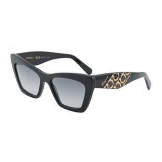 Ferragamo Grey Cat Eye Ladies Sunglasses SF1081SCP 001 55