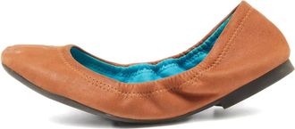 Ralph Lauren Leren ballerinas - Bruin