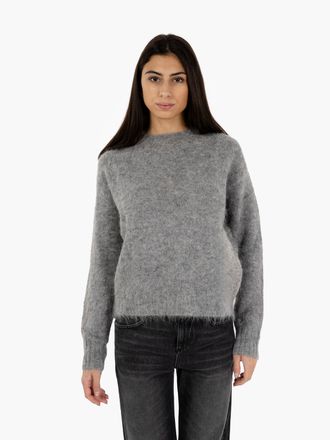 Roy Rogers Maglione girocollo in alpaca grey