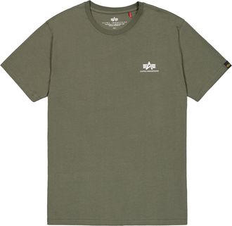 Alpha Industries T-Shirt ALPHA INDUSTRIES Backprint T-Shirt, Herren, Gr. XXL, schwarz olive, Obermaterial: 100% Baumwolle, Shirts T-Shirt