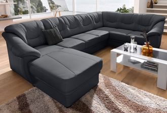 Sit&more Wohnlandschaft »Savona U-Form, B: 320 cm« optional Bettfunktion, Federkern