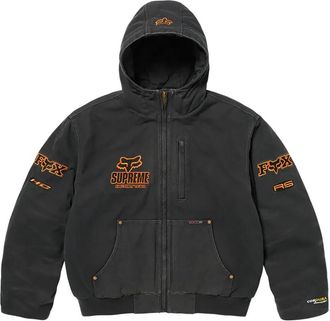 SUPREME x Fox Racing hoodie - Grijs