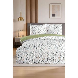 Blanc Avenue Juego de funda de edred&oacute;n 200x200 cm+ 2 FA 65x65 cm 100% algod&oacute;n