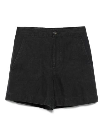 Vince Shorts met elastische taille - Zwart