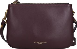 Gianni Chiarini Frida Crossbody Bag - Dames - Schoudertassen - Paars - ONE Size - Leer - Tassen