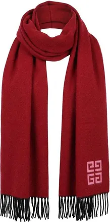 Givenchy Womens Bicolor Wool Scarf