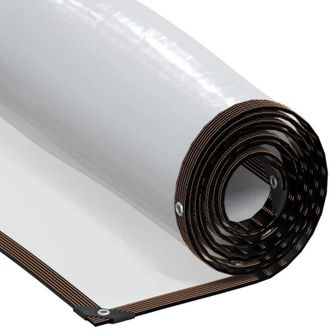 vidaXL Lona Transparente Con Ojales Polietileno 4x10 M Vidaxl