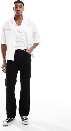 Wrangler 13MWZ original cowboy straight fit jeans in black