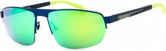 Spyder SP6038 414 Mens Sunglasses Blue Size 60