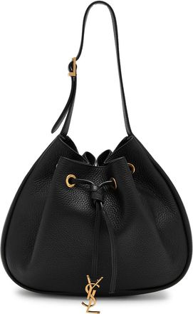 Saint Laurent Paris Vii Small Grained Leather Shoulder bag - Black - One Size