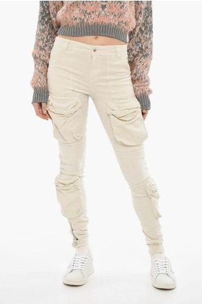 Diesel Cotton Blend Cargo Trousers P-LAN With Ankle Zip size 26