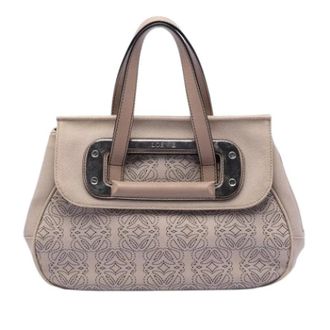 Loewe Pre-owned Satchel - Dames - Vintage Handtas - Beige - ONE Size - Vintage