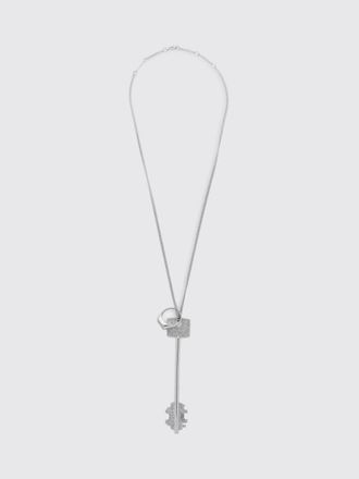 Paco Rabanne Collana Key and Ring Rabanne in ottone con pendenti