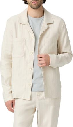 Paige Latigo Cotton Blend Jacket in Fossil Herringbone at Nordstrom, Size X-Large
