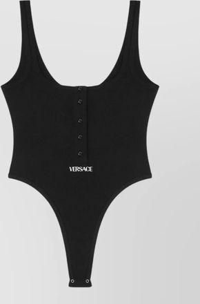 Versace ribbed cotton bodysuit