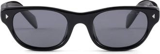 Prada Occhiali da sole con rivetto - Nero