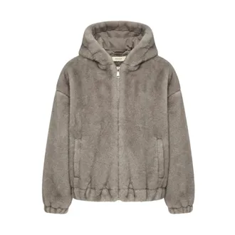 Kocca Katharina Faux Fur Jacket - Jackets - Mujer - Gris - S