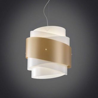 Linea Zero Bea L&aacute;mpara Colgante Una Luz Oro Di&aacute;metro 40x H39 Cm