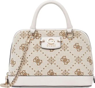 Guess Co Neda 4G cross body bag - women - Cotton/Polyester/Other fibres - One Size - Neutrals