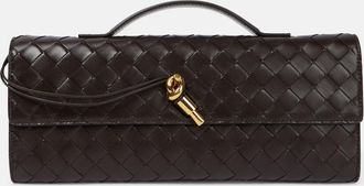 Bottega Veneta Andiamo Intrecciato leather clutch