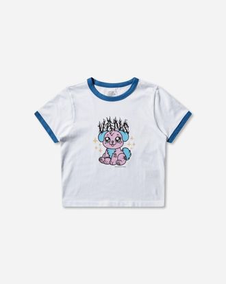 Vans Women s Puppy Ringer Tee White