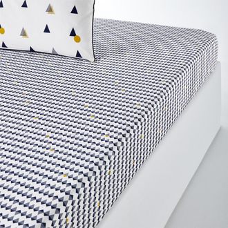 La Redoute Interieurs Hoeslaken in perkalkatoen, Digna