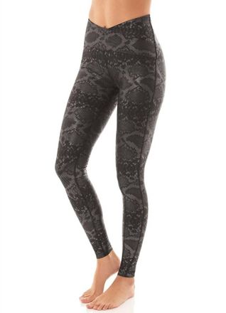 Maaji High Rise Full Legging In Onyx Shimmer
