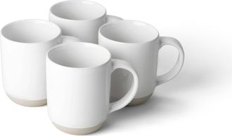 Fable Home Small Mugs in Pearl White at Nordstrom