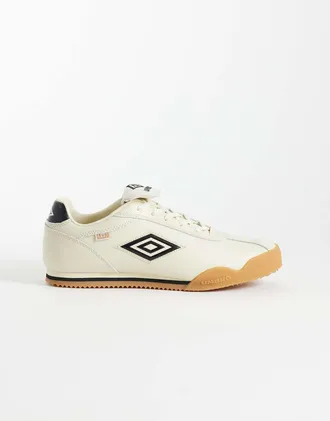 Umbro 5V5 - Sneakers in pelle bianche-Bianco