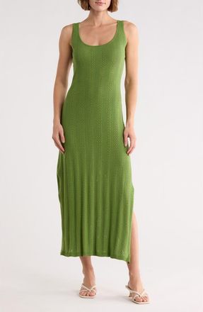 FRNCH Anam Sleeveless Sweater Dress in Kaki at Nordstrom Rack, Size Medium