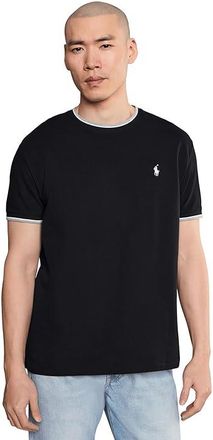Polo Ralph Lauren Classic Fit Stretch Mesh T-Shirt Mens T Shirt Polo Black : 2XL, Cotton/Elastane
