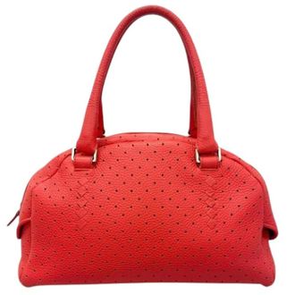 Bottega Veneta Pre-owned Handbags, female, Red, Size: ONE SIZE Pre-owned Vintage Handbag