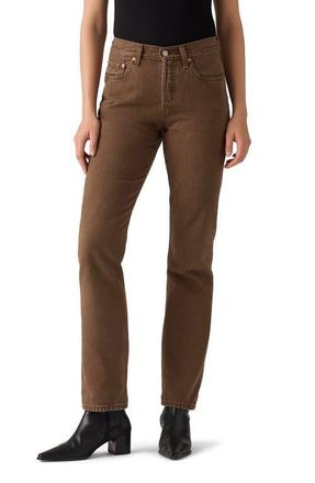 Levi's 501 High Waist Straight Leg Jeans in Lariat Luck at Nordstrom, Size 23 X 30