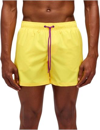 Sundek Regenboog Rits Afgedichte Gele Zwempak - Heren - Strandmode - Geel - S - Badmode