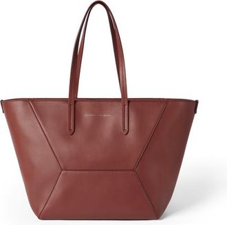 Brunello Cucinelli Calfskin BC Duo bag in Red at Nordstrom