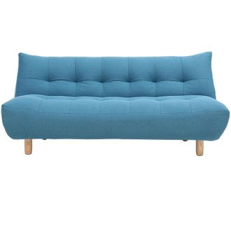 Miliboo Divano convertibile design scandinavo blu anatra YUMI